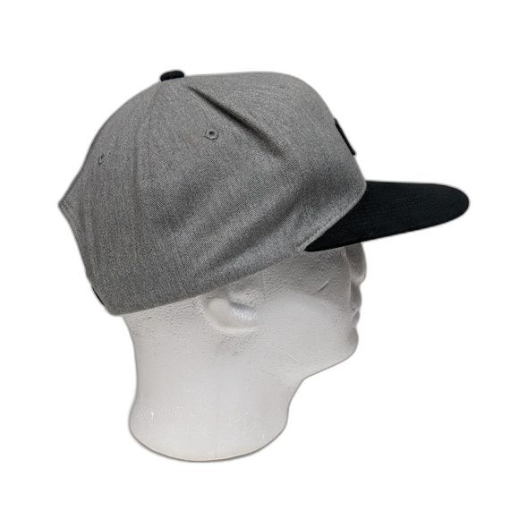 Brixton Hat Cap Snapback Brxtn Mfg Co Supply Adjustable Classic Logo Gray Black - Picture 4 of 10